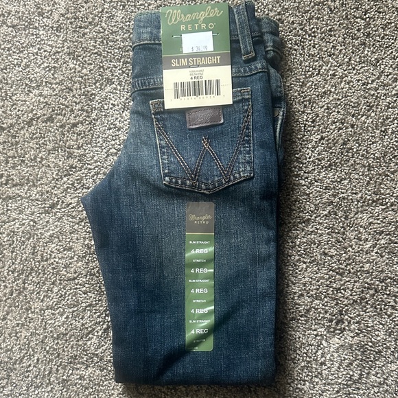 Wrangler Kids Blue Denim Jeans - Picture 2 of 5